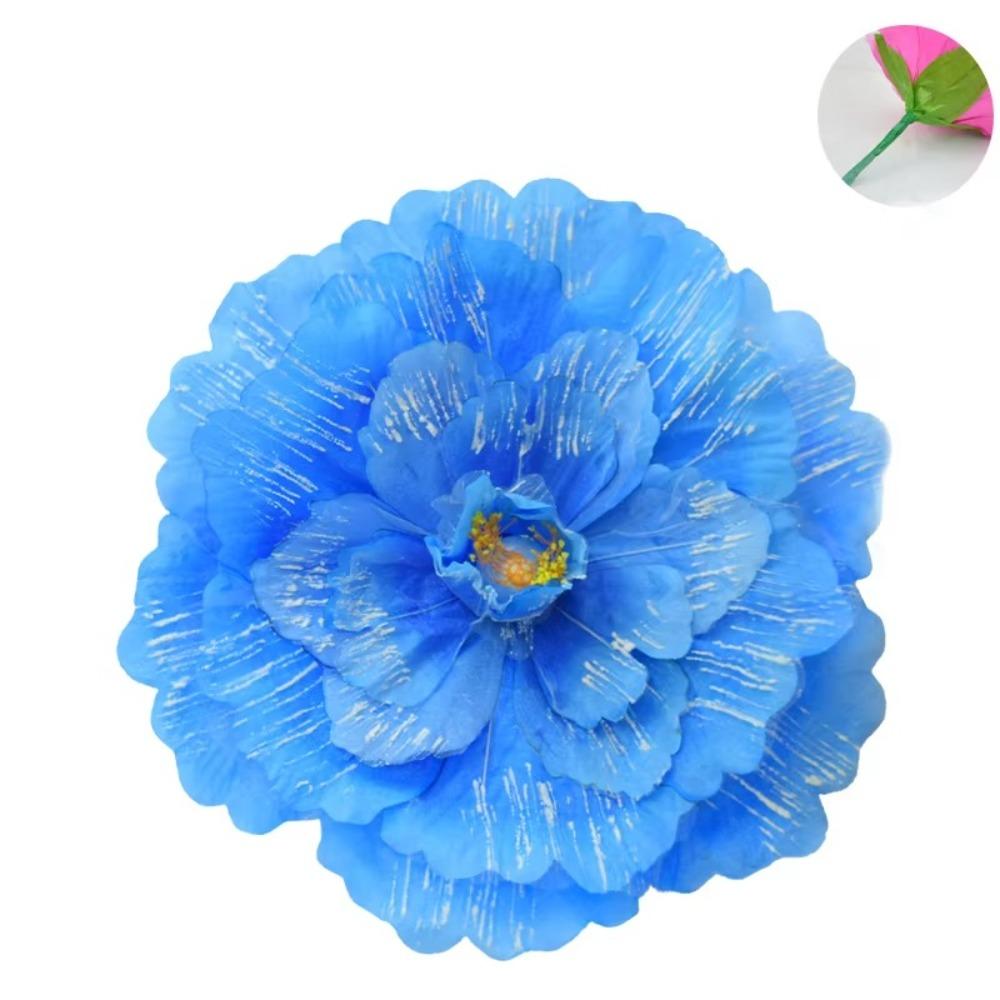 Große künstliche Blumen mit Stiel Blumenhalter Pfingstrosenblumen Fest Feier Hochzeits-Hintergrund Tanzaufführung