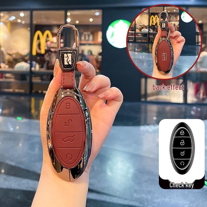 BYD Yangwang U8 U9 U7 2025 Key Case: Full Coverage Protective Metal Shell