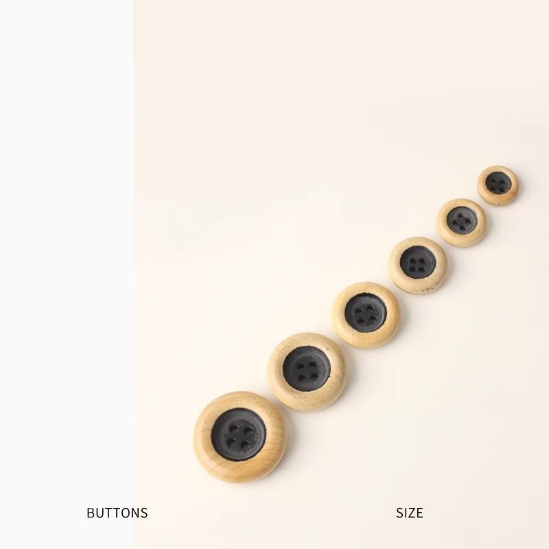 Imitation Old Two-Color, Retro Two-Color Shirt Buttons, Jacket Clothes Accessories, Sweater Buttons