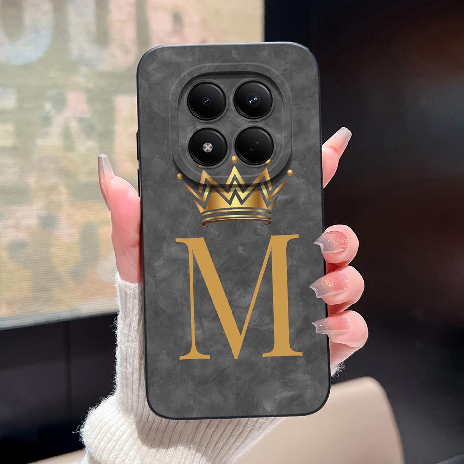 For Redmi Note 15 Pro 4G 5G Phone Cases Cute Panda 26 Letters Shockproof Soft Liquid Silicone Cover For RedmiNote15 15Pro Fandas