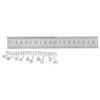 4Pcs Crystal Claw Chain Trimming Fringe Simulation Diamond Chain for Sewing Craft DIY DecorationDouble Loop Crystal Claw Chain