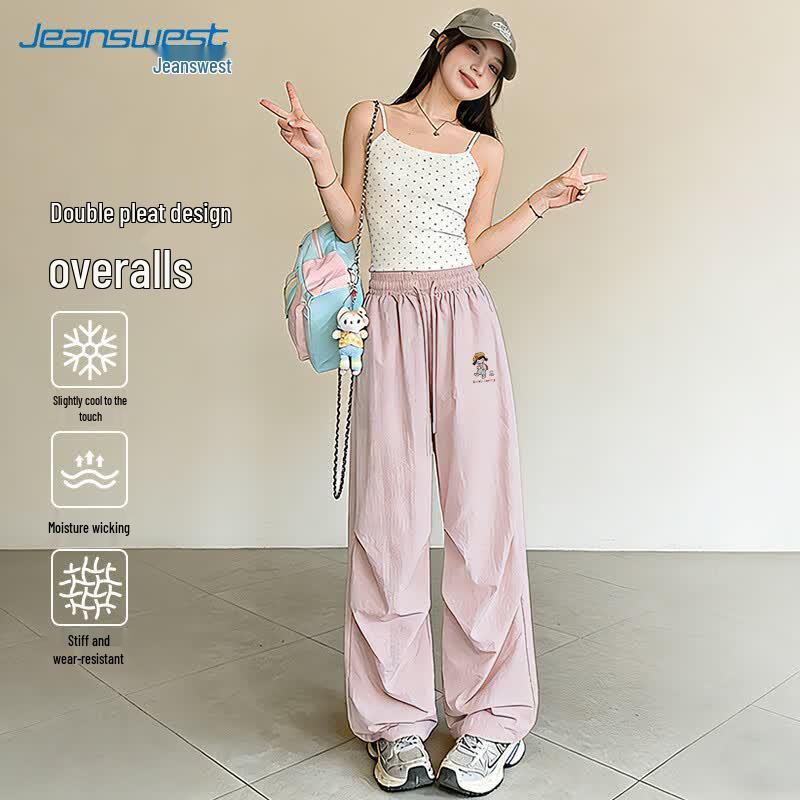 Jeanswest JR-61-251501-00012Z Colorful Line Print Casual Trousers M