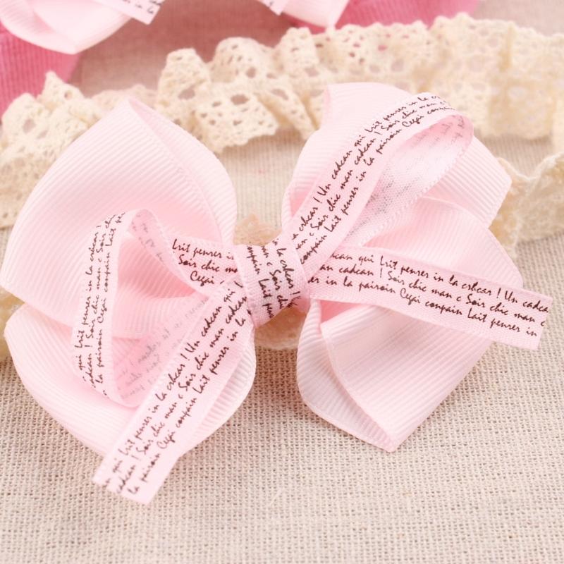 Infant Lace Headband Pairs  with Not  Slip Socks Fashionable Baby Lace Headband Socks Perfect for Photoshoots & Parties