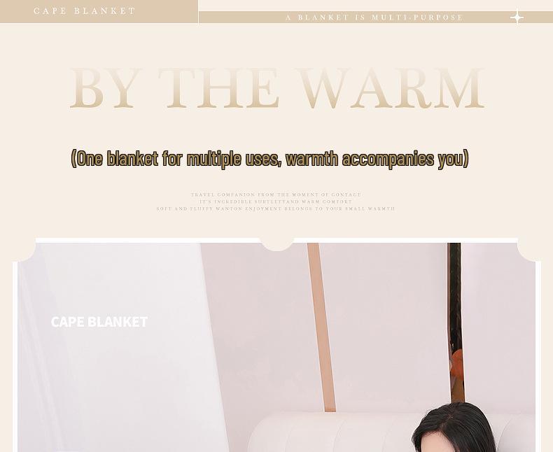 Multifunctional Mink Velvet Office Throw: Air Conditioner Blanket, Nap Quilt, Shawl