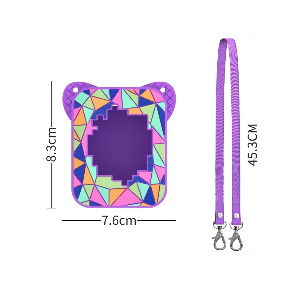 For Bitzee Digital Pet Protective Case Cover With Long Lanyard Silicone Protective Cover For Bitzee Magicals Interactive Toy