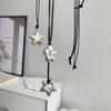 Korean Geometric Pendant Necklace: Luxury Long Trendy Women's Sweater Chain
