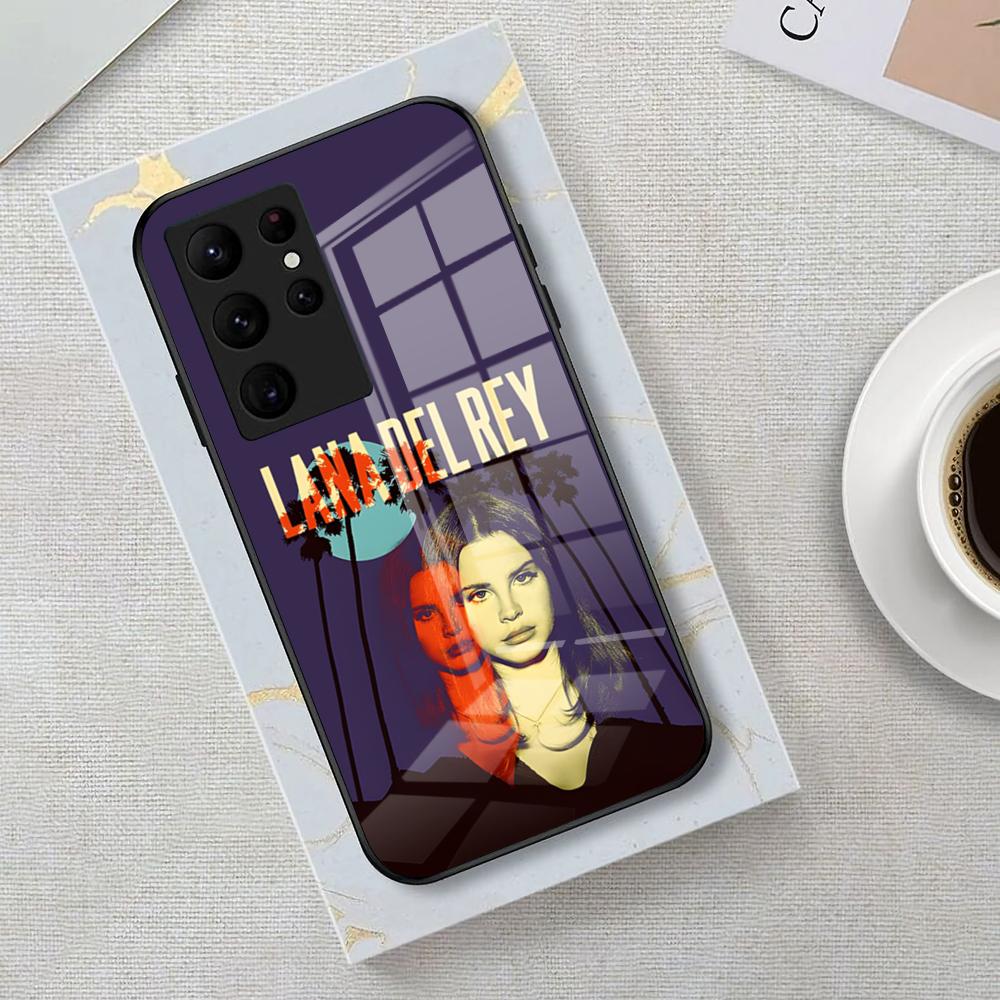 Lana Del Rey LDR Singer Phone Case For Samsung S26 S25 Edge Ultra 23 22 21 20 Ultra Plus S24 Fe Glass Cover