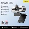 4K Streaming Webcam with Microphone for Online Classes & Meetings