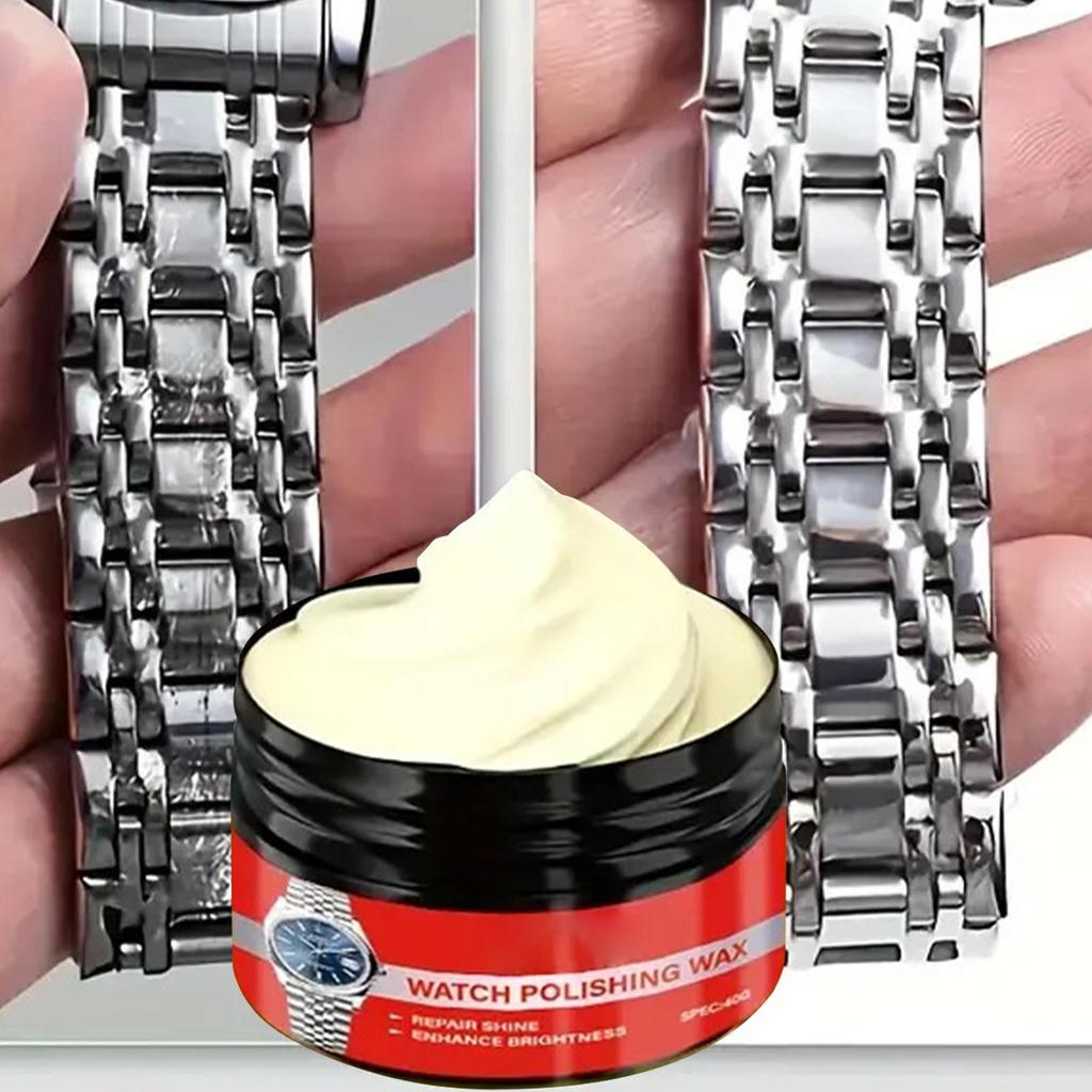 Cristalli per Orologi Lucidatura Metalli Gioielli Riparazione Strumenti con Cinturino in Spugna e Riparazione Graffi Schermo per Ripristina Lucentezza Vetro Ottone