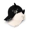 Unique Metal Ring Designs Cotton Baseball Cap Comfortable Hip Hop Hat with Adjustable Strap Hat For Outdoor Activities