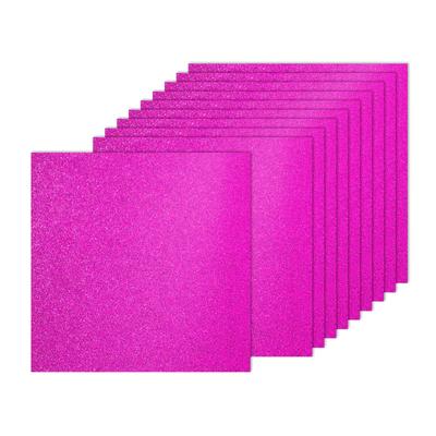 PATIKIL 20 Sheets Glitter Cardstock A4 250GS Hot for DIY Party Handmade and Decoration Paper, Size, Medium, Pink, Fans, Crafts, Scrapbooking,