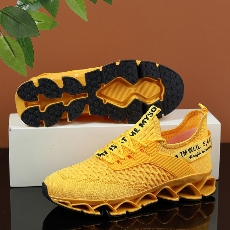 Couple Shoes Blade Sneakers Flying Woven Casual Running Shoes Large Size Shipping