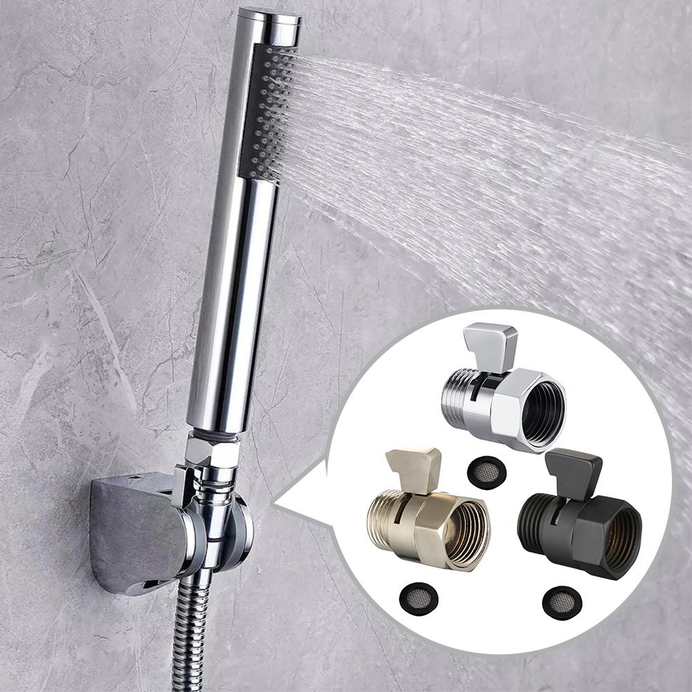 Bathroom Water Control Brass Shower Head Valve G1 2 In Handle Easy Installation Rust Resistant Valve For Bathroom Use