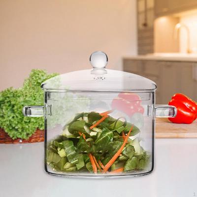 Clear Glass Bowls with Lid and Handle, Mixing , Ramen Bowl, Microwave Soup Bowl for Tea,