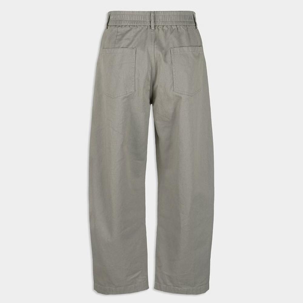 Weekhour Dart Wide Cotton Pants Beige