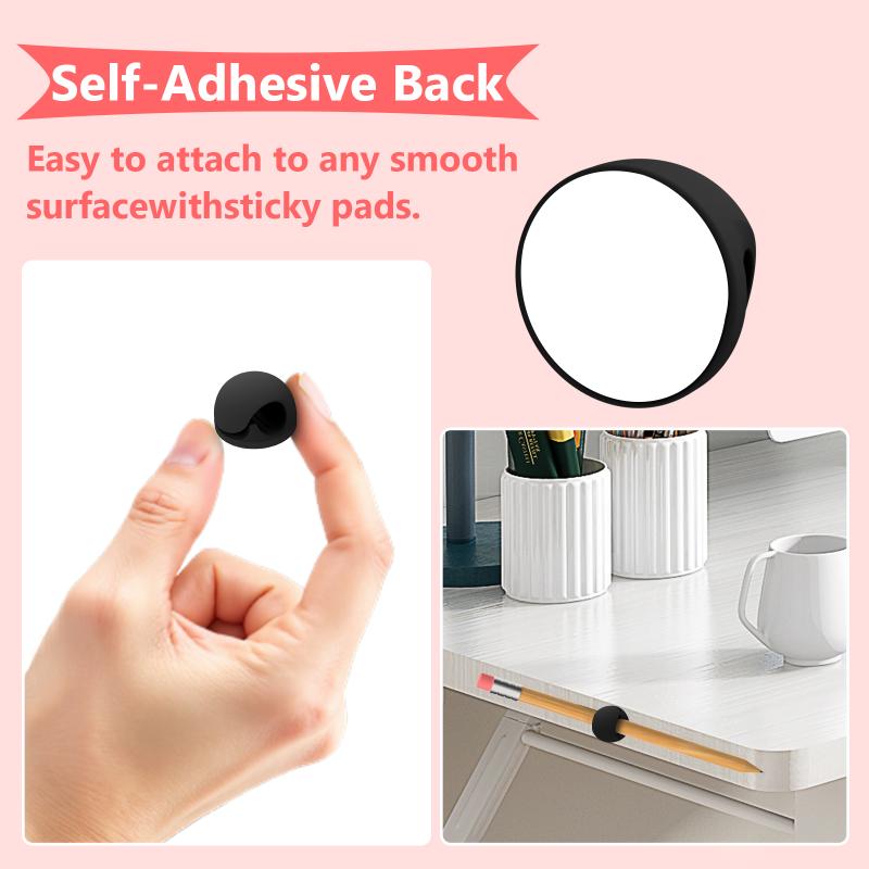 Silikon Stifthalter Anti-Verlust Anti-Fall Selbstklebender Stifthalter Organizer Schreibtisch Marker Stift Kugelschreiber Bleistift Aufbewahrungsclip