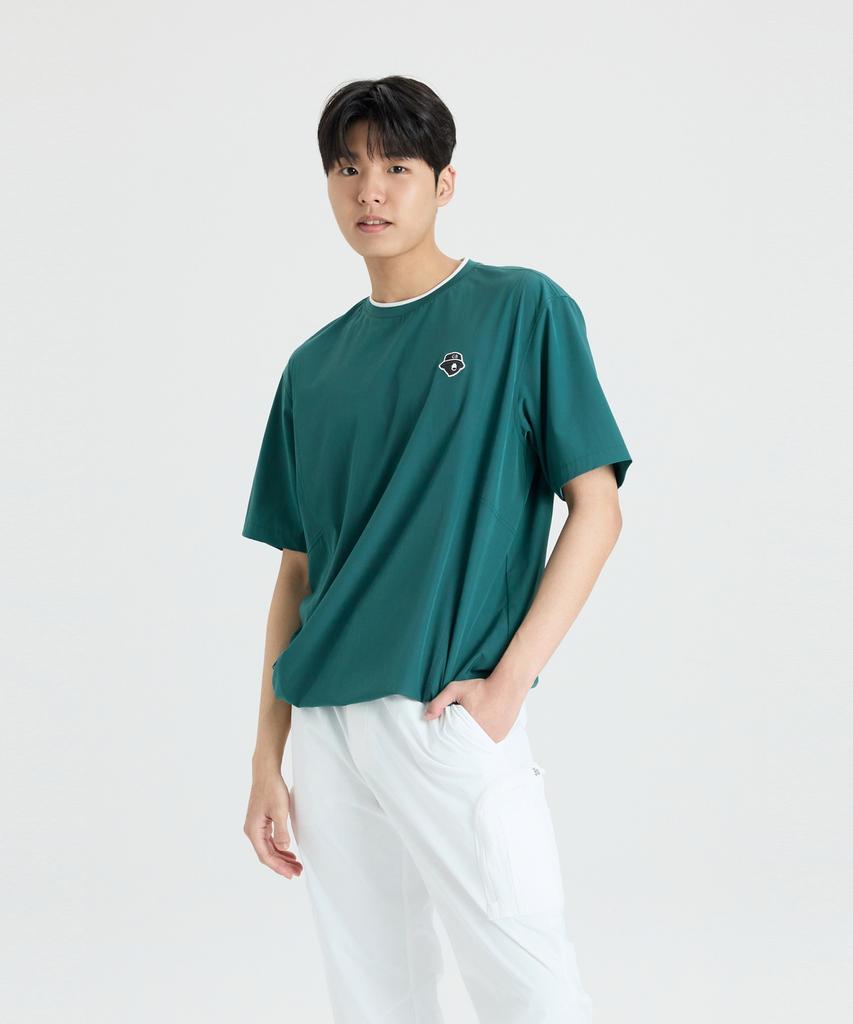 Goldeunbeeo (M) Woven Crewneck Pullover G4Tam26351Grx