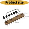 Aluminum Flashlights Mounting Plate for M300 M600, Vertical Configuration with Multiple Openings for Outdoor Equipment Systems