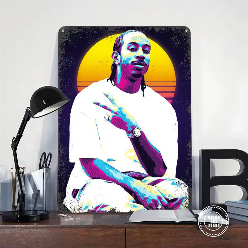 Ludacris Retro Portrait Metal Poster Customized Wall Art Retro Vintage Tinplate Signs for Wand Deko Home Decor Garage Decoration