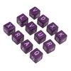 12pcs English Letter Dice Set Educational Fast Paced Strategic Play Scrambled Dice Word Game