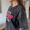 Women's American Retro Chic Cotton Short Sleeve Hip Hop T-Shirt