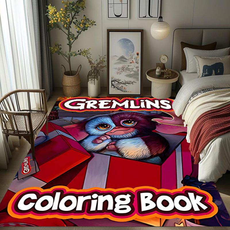 Whimsical Gremlins Adventure carpet printing floor mats Room Fashion Bathroom mat
