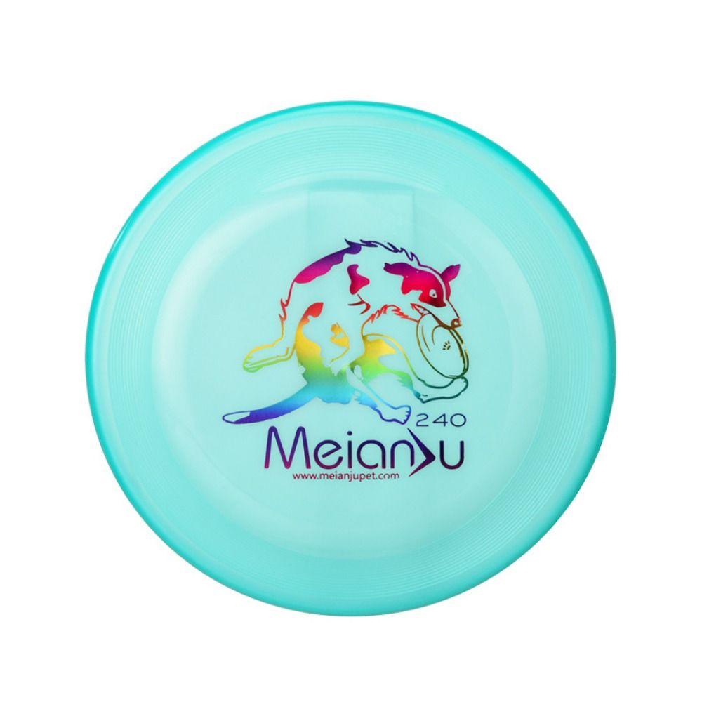 Hundetrainingsspielzeug 24cm Haustier Frisbees Bissfest Weich Interaktives Hundespielzeug Leuchtendes Hunde-Wurfspielzeug zum Spielen