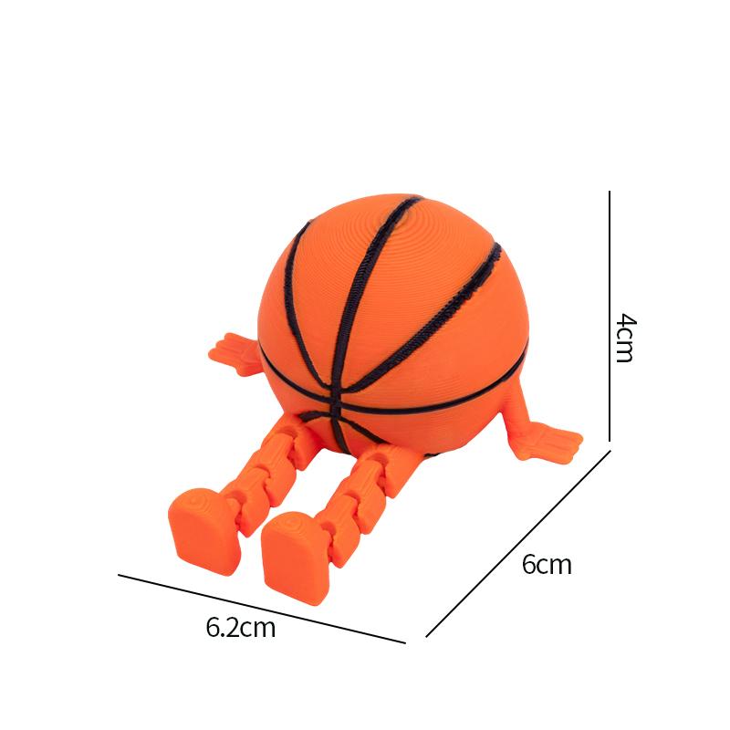 3D Printed Soccor 3D Printed Ball Ornament Desk Accessories Home Decor Soccer Game Gifts Funny Party Favors