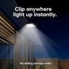New medium-sized clip on lamp, solar light, induction light, courtyard light, outdoor wall light, camping light, fill light Type-C chargingC