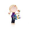 Enamel Painting Girl Small Funny Gift Brooch Pin Fashion Jewelry Collar Accessories Suit Scarf Clip