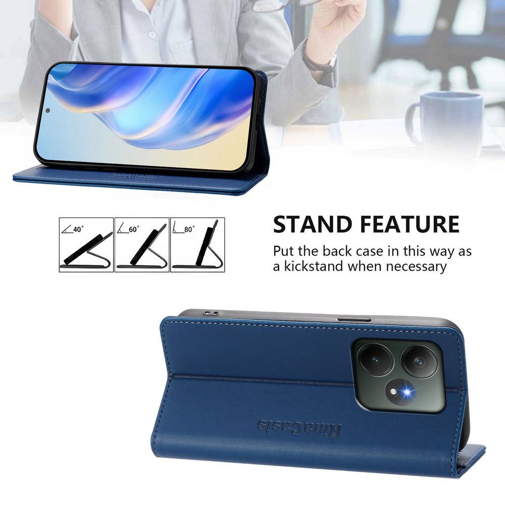 For OPPO Realme GT7 Pro Racing 7T 6 T 5G Luxury Case RFID Leather Book Funda For Realme GT Neo6 5 SE 3 2 3T 2T Magnetic Cover