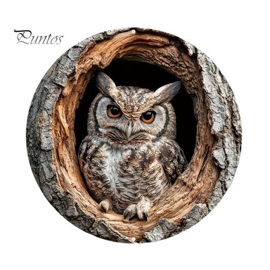 Wooden Hanging Sign for Wall Winter Bird Sign, Rustic Decorative Plaque with Animal Decor Rope, 2D Flat Art Christmas Holiday Home Door