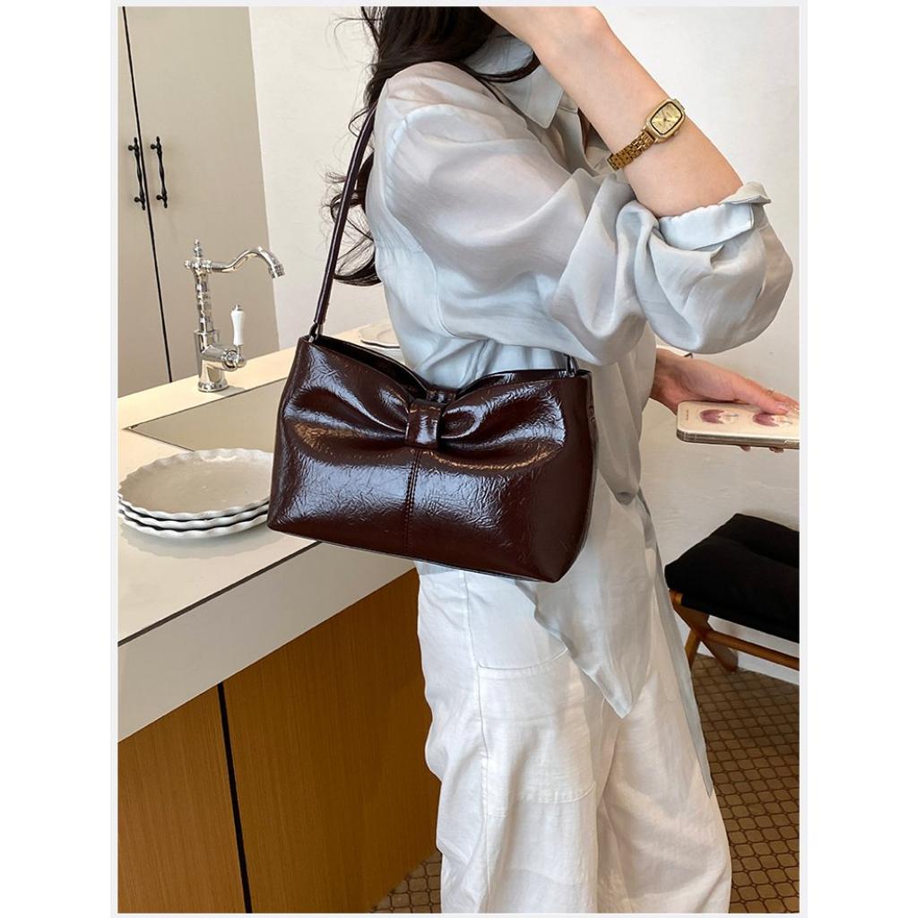 Shoulder Bag Women PU Casual Simple Daily Commute