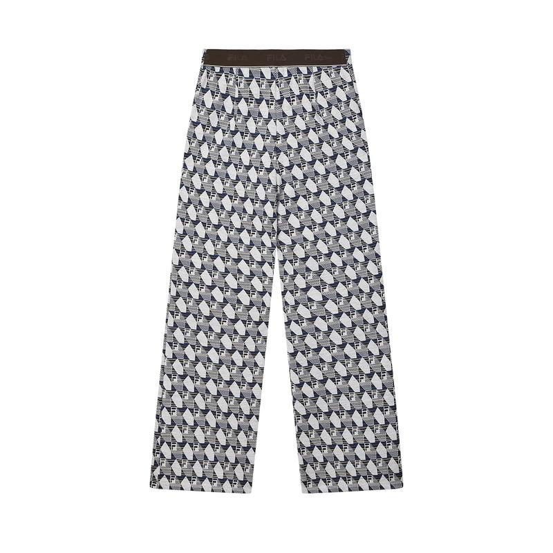 New FILA Casual Pants Women's All Over Print F11W444601FZA