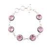 Morganite Gemstone 925 Sterling Silver Handmade Jewelry Adjustable Bracelet 7-9" RB-16-7