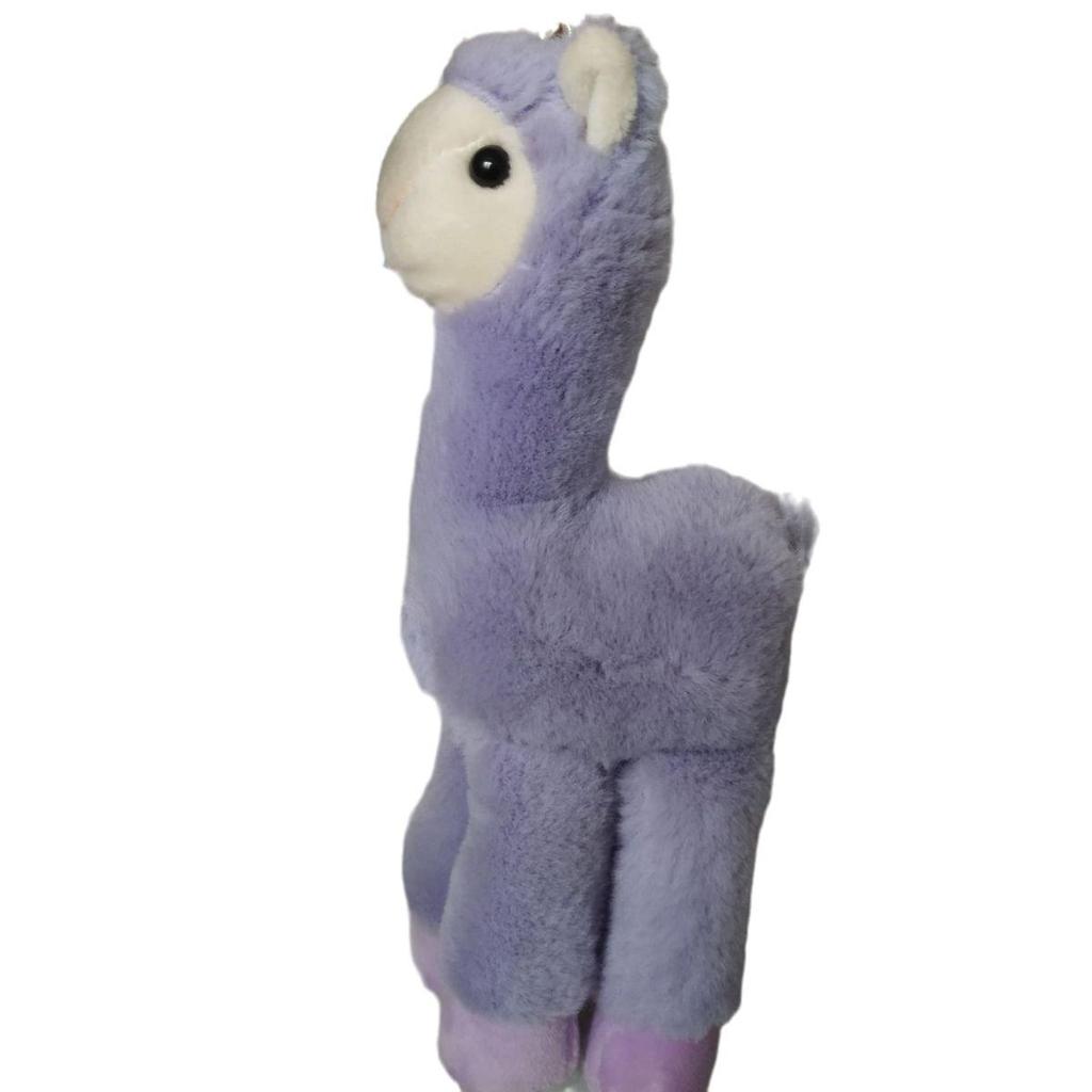Colorful Cartoon Alpaca Keychain - Plush Llama Doll Bag Charm