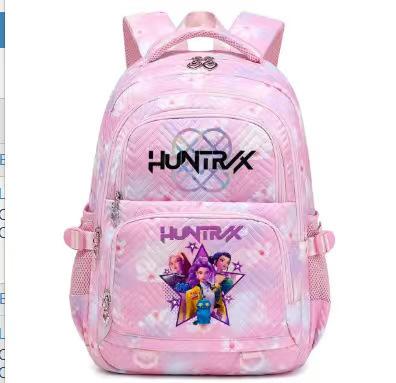 Kpop Demon Hunter Printed Backpack Female Student School Bag Large Capacity Lightweight Casual Backpack Trendy Fashion