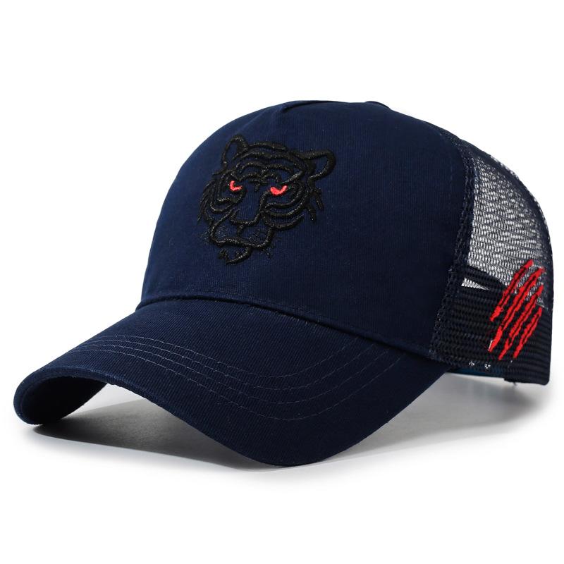 Big Hat Men's Natal Year Embroidery Trendy Brand New Fashion Year of the Tiger Baseball Cap High Top Tiger Head Cap