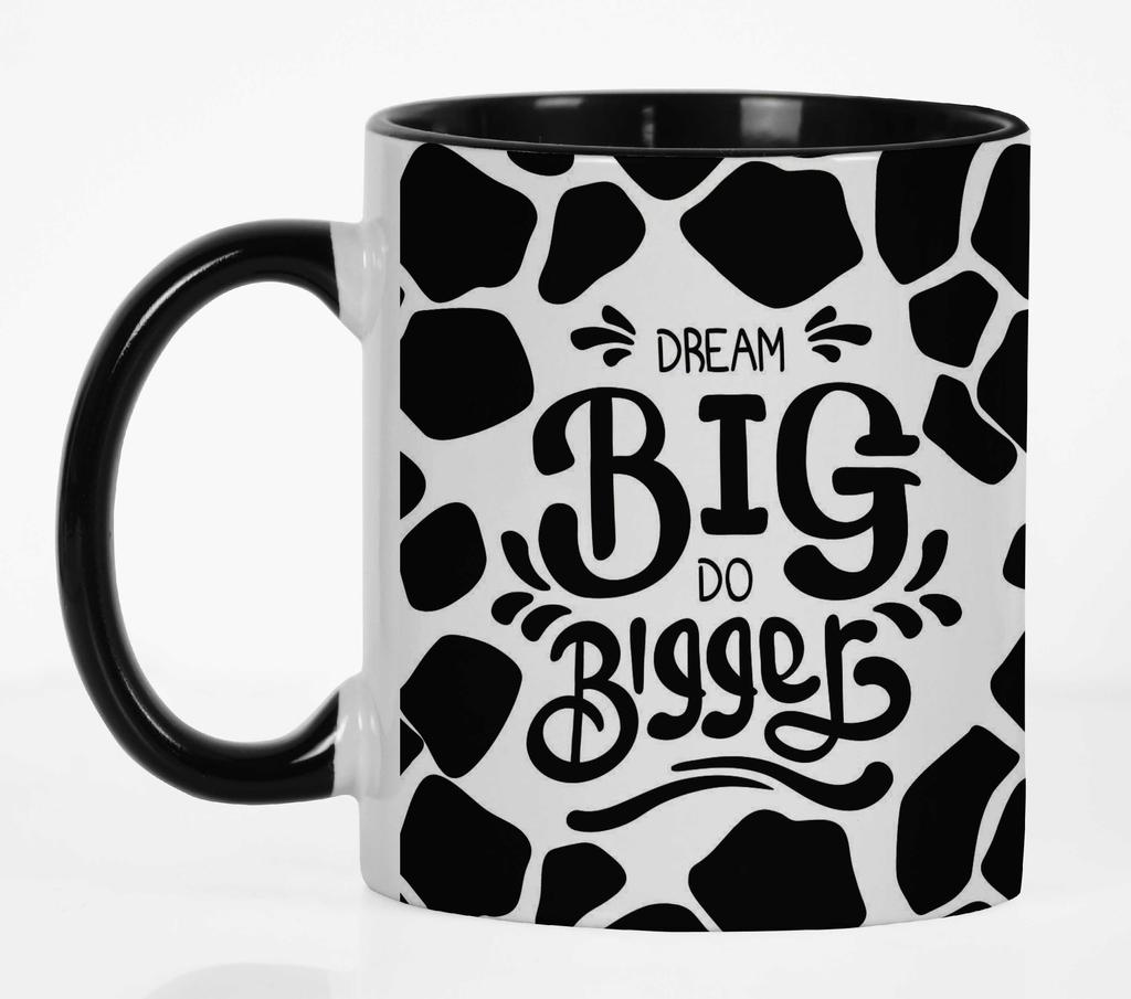 Inkdotpot Dream Big Do Bigger  11 Oz  Ceramic Coffee  Mugs  Inspirational Gift For Nature