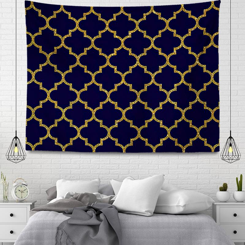

Abstract Geometry Tapestry Wall Hanging Geometric Tapestry For Kids Teens Adults Bedroom DecorModern Simple Wall Tapestry 74x94cm(29x37in)