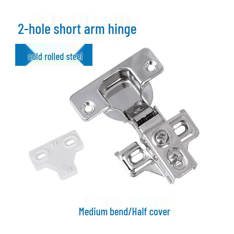 American Small Soft-Close Cabinet Hinge with Damping Buffer and Hydraulic Pipe Fitting