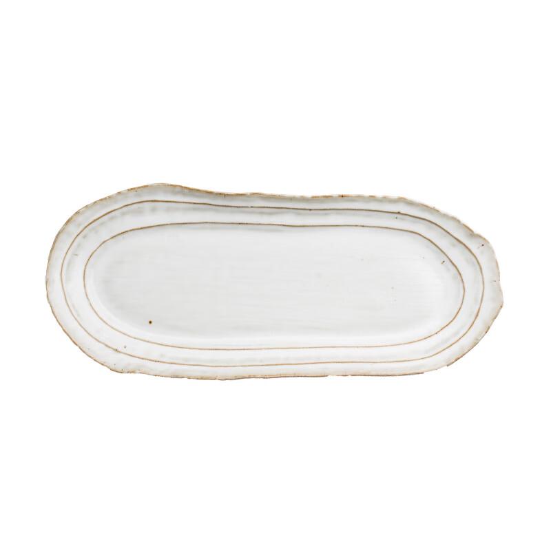 Wutuo Handmade Vintage Ceramic Fish Serving Plate