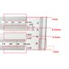1pc High Precision Scale Ruler 200/300mm Stainless Woodworking Scribing Mark Line Gauge Carpenter Measuring Tool