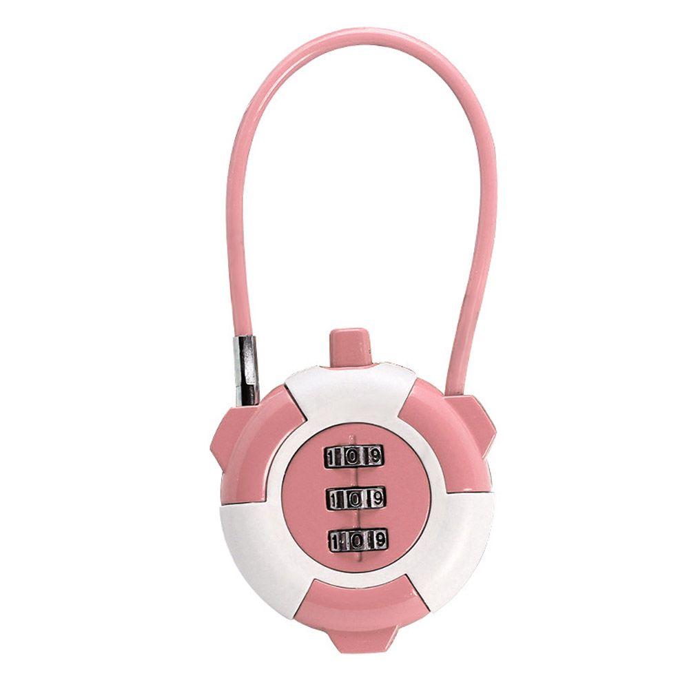 Mini-Zinklegierung, niedliches Cartoon-Passwortschloss, Zahlenschloss, Outdoor-Reisegepäckschloss, Draht-Passwort-Vorhängeschlösser