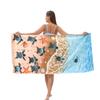 2026 Microfiber Three-dimensional Digital Printing Sea Turtle Beach Towel Absorbent Bath Towel