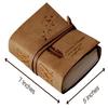 Leather Diary Embossed With Leaf of Tree Handmade Leather Bound Diary cum Notepad for Men and Women Plain Paper