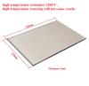 1 PZ Vetro porta camino stufa a legna ceramica microcristallina trasparente Resistente alle alte temperature Vetro spessore 4mm/5mm