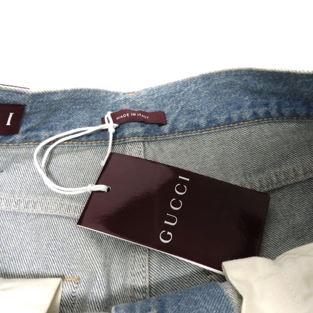 Used 9539 Tapered Fit Denim 796360 XDC6P 4206 51178 Current 30 Button Fly Washed Unused Logo Cotton Light Blue Men's