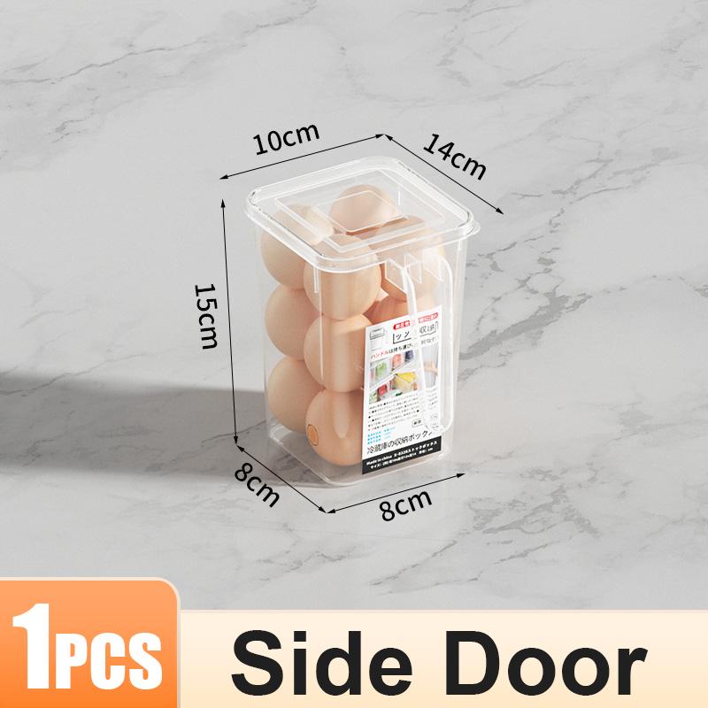

1-6 шт. Контейнер для хранения в холодильнике, Ящики для свежих продуктов для боковой дверцы холодильника с ручкой, Органайзер для дома и кухни для фруктов, овощей