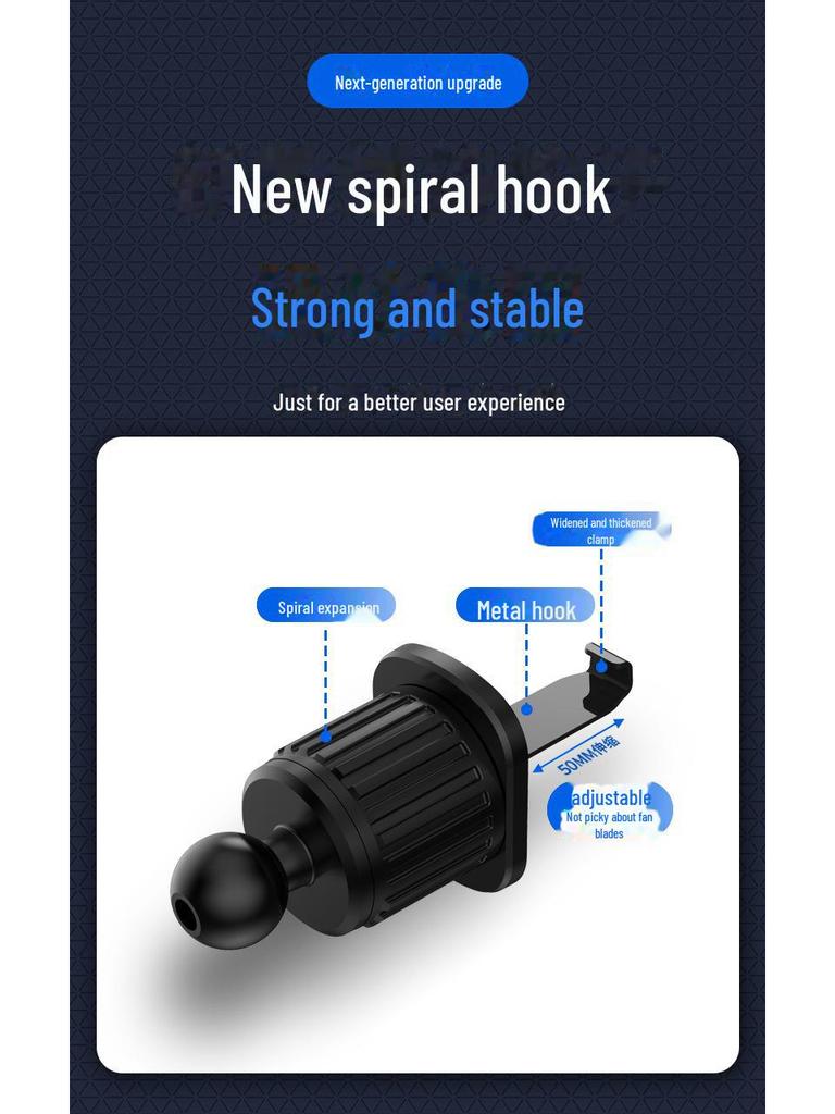 2024 Starker magnetischer Saugnapf-Autotelefonhalter mit Navigationsunterstützung